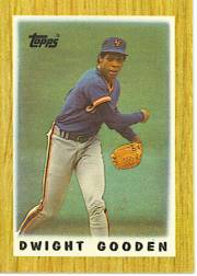 1987 Topps Mini Leaders Baseball Cards 023      Dwight Gooden
